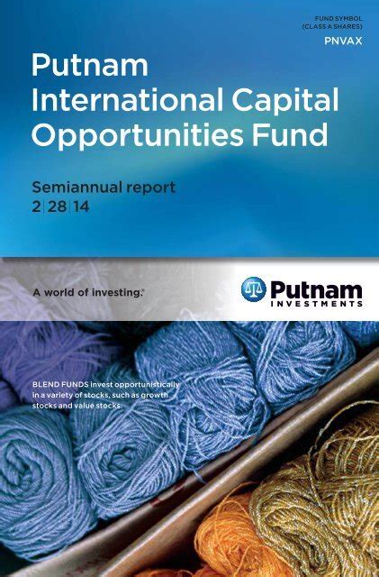 PVNBX Putnam International Capital Opportunities Fund B.